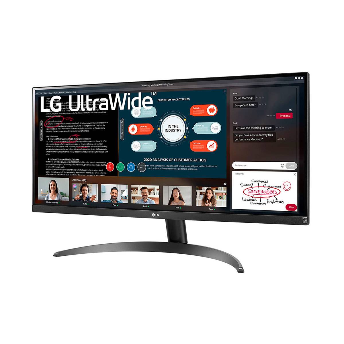Monitor LG UltraWide 29WP500-B IPS 29 UW-UXGA 21:9 75Hz FreeSync 2